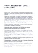 CHAPTER 16 OMGT 6213 EXAM 2 STUDY GUIDE WITH COMPLETE SOLUTIONS