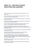 OMGT CH&period; 1 MULTIPLE CHOICE QUESTIONS AND ANSWERS