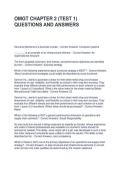 OMGT CHAPTER 2 &lpar;TEST 1&rpar; QUESTIONS AND ANSWERS