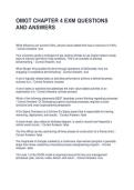 OMGT CHAPTER 4 EXM QUESTIONS AND ANSWERS