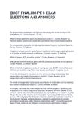 OMGT FINAL MC PT&period; 3 EXAM QUESTIONS AND ANSWERS