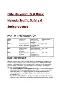 Elite Universal Test Bank&colon; Nevada Traffic Safety & Jurisprudence &lpar;2026&sol;2027 Updates&rpar; &vert; S-Tier Exam Prep