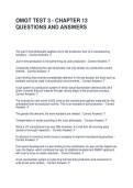 OMGT TEST 3 - CHAPTER 13 QUESTIONS AND ANSWERS &vert; GRADED A