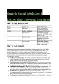 2026&sol;2027 OCSWSSW Ontario Social Work Law & Ethics&colon; S-Tier Universal Test Bank &lpar;33&plus; Elite MCQs&rpar;