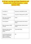 ls 23l lab c pre lab quiz Exam Questions and&NewLine;Answers with Verified Solutions &vert; Latest&NewLine;Updated 2026