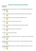 GEOG 200 CH 1 EXAM QUESTIONS AND ANSWERS