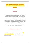 TFM - 08  Practice Questions and Answers Latest Edition Complete Exam Preparation Material