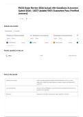PACE Exam Review 2026 Actual with Questions & Answers &lpar;Latest 2026 &sol; 2027 Update&rpar; 100&percnt; Guarantee Pass &lpar;Verified Answers&rpar;