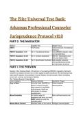 &lbrack;2026&sol;2027 S-Tier&rsqb; Arkansas Professional Counselor Jurisprudence Protocol&colon; Elite Test Bank &lpar;29&plus; Questions&rpar;
