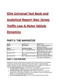Elite New Jersey Traffic Law & Motor Vehicle Dynamics Test Bank &vert; 2026&sol;2027 Title 39 MVC Guide