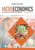 Test Bank For Microeconomics&colon; Canada in the Global Environment 12th Edition by Michael Parkin&comma; Robin Bade