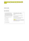 MTTC Test &lpar;Lower Elementary Test &num;118&rpar; Solved 100&percnt; Correct
