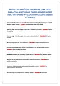 WGU C207 Pre Assessment stUdy GUide exAm lAtest 2026 ACtUAl QUestions And Verified AnsWers &lpar;lAtest 2026 &sol; 2027 UPdAte&rpar; A&plus; GrAde 100&percnt; GUArAntee Verified By exPerts 