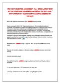 WGU C207 ObjeCtive Assessment &lpar;OA&rpar; exAm lAtest 2026&NewLine;ACtUAl QUestiOns And verified AnsWers &lpar;lAtest 2026 &sol;&NewLine;2027 UPdAte&rpar; A&plus; GrAde 100&percnt; GUArAntee verified by&NewLine;exPerts 