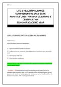 Life & Health Insurance Exam Prep 2026-2027 &vert; 350&plus; Practice Questions with Rationales