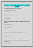 MGT 8803 - ACCOUNTING QUESTIONS WITH ACCURATE ANSWERS