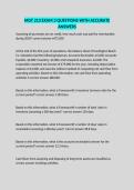 MGT 213 EXAM 3 QUESTIONS WITH ACCURATE ANSWERS