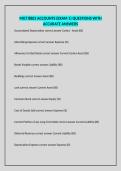 MGT 8803 ACCOUNTS &lpar;EXAM 1&rpar; QUESTIONS WITH ACCURATE ANSWERS