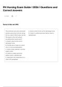 PN Nursing Exam Guide &vert; 2026 &vert; Questions and&NewLine;Correct Answers