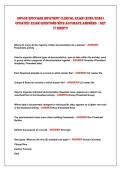 INP402 EPIccarE INPatIENt clINIcal Exam &lpar;2025&sol;2026&rpar;&NewLine;UPdatEd&colon; Exam QUEStIONS WItH accUratE aNSWErS &vert; GEt&NewLine;It rIGHt&excl;&excl; 