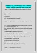 FINA 470 FINAL - UNIVERSITY OF SOUTH CAROLINA - AUSTIN QUESTIONS WITH ACCURATE ANSWERS