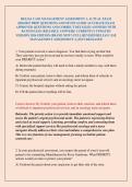 RELIAS CASE MANAGEMENT ASSESSMENT A ACTUAL EXAM 2026&sol;2027 PREP QUESTIONS AND STUDY GUIDE ACCURATE EXAM APPROVED QUESTIONS AND CORRECT DETAILED ANSWERS WITH RATIONALES &lpar;RELIABLE ANSWERS&rpar; CURRENTLY UPDATED VERSION 2026 EDITION &lpar;BRAND NEW&excl;&rpar; FULL REVISED RELI