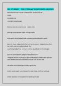 FIN 470 EXAM 1 QUESTIONS WITH ACCURATE ANSWERS
