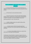 FIN 470 MIDTERM QUESTIONS WITH ACCURATE ANSWERS