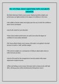 FIN 470 FINAL EXAM QUESTIONS WITH ACCURATE ANSWERS
