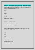 FIN 470 EXAM 2 QUESTIONS WITH ACCURATE ANSWERS