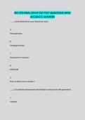 FIN 470 FINAL EXAM OLD TEST QUESTIONS WITH ACCURATE ANSWERS