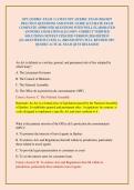 OPC QUEBEC EXAM &sol; LATEST OPC QUEBEC EXAM 2026&sol;2027 PRACTICE QUESTIONS AND STUDY GUIDE ACCURATE EXAM COMPLETE APPROVED QUESTIONS WITH WELL ELABORATED ANSWERS AND RATIONALES &lpar;100&percnt; CORRECT VERIFIED SOLUTIONS&rpar; NEWEST UPDATED VERSION 2026 EDITION &vert;GUARANTEED S