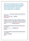 AHR-110 Exam 3 Study Guide &lpar;latest version 2026&rpar; &NewLine;Most Recent Exam 2026&vert;2027 Actual Complete Real &NewLine;Exam Questions And Correct Answers &lpar;Verified &NewLine;Answers&rpar; Already Graded A&plus; &vert; Guaranteed             &NewLine;Success&excl;&excl; Newest Exam &vert; Just Released&excl;&excl;    
