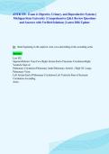 ANTR 350 - Exam 4&colon; Digestive&comma; Urinary&comma; and Reproductive Systems &vert;&NewLine;Michigan State University &vert; Comprehensive Q&A Review Questions&NewLine;and Answers with Verified Solutions &vert; Latest 2026 Update&NewLine;