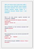 CBIC CIC Practice Exam &lpar;Latest Exam 2026&rpar; &vert;&vert; &NewLine;Most Recent Exam 2026-2027 Actual Complete &NewLine;Real Exam Questions And Correct Answers &NewLine;&lpar;Verified Answers&rpar; Already Graded A&plus; &vert; &NewLine;Guaranteed Success&excl;&excl; Newest Exam &vert; Just &NewLine;Released&excl;&excl;