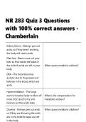 NR 283 &vert; Quiz 3  &vert;Questions with 100- correct answers -Chamberlain 2026