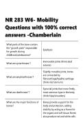NR 283 &vert; Quiz 3  &vert; Questions with 100- correct answers -Chamberlain&period;