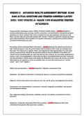 NURS6512 AdvANced HeAltH ASSeSSmeNt midteRm exAm&NewLine;2026 ActUAl QUeStioNS ANd veRified ANSWeRS &lpar;lAteSt&NewLine;2026 &sol; 2027 UpdAte&rpar; A&plus; GRAde 100&percnt; GUARANtee veRified&NewLine;By expeRtS 