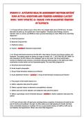 NURS6512 AdvANced HeAltH ASSeSSmeNt midteRm Review&NewLine;2026 ActUAl QUeStioNS ANd veRified ANSweRS &lpar;lAteSt&NewLine;2026 &sol; 2027 UpdAte&rpar; A&plus; GRAde 100&percnt; GUARANtee veRified&NewLine;By expeRtS 