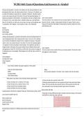 NURS 5463 - Exam 4 Questions And Answers A&plus; Graded