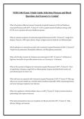 NURS 5463 Exam 3 Study Guide - Infectious Diseases and Shock Questions And Answers A&plus; Graded