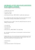 ASE Brakes &lpar;A5&rpar; Test 2026 Exam 2 &ndash; Complete Practice Questions with Verified Correct Answers