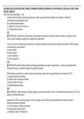 HESI MED-SURG BUDDLE EXAM QUESTIONS AND CORRECT ANSWERS &lpar;VERIFIED ANSWERS&rpar; PLUS RATIONALES 2026 Q&A &vert;LATEST EXAM UPDATE 2026&sol;2027