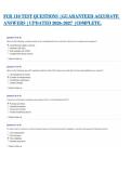 FCR 110 TEST QUESTIONS &vert;GUARANTEED ACCURATE ANSWERS &vert;UPDATED 2026-2027 &vert;COMPLETE&period;