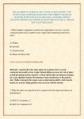 RELIAS MEDICAL SURGICAL RN A EXAM LATEST 2026&sol;2027 AND STUDY GUIDE APPROVED QUESTIONS AND CORRECT DETAILED ANSWERS WITH RATIONALES &lpar;RELIABLE ANSWERS&rpar; NEWEST UPDATED VERSION 2026 EDITION &vert;GUARANTEED SUCCESS A&plus; &lpar;BRAND NEW&excl;&rpar; &vert;JUST RELEASED
