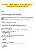 NSG 3160 Complete Bundle &vert; Exams 1&ndash;4 Study Guides&comma; Practice Questions & Final Exam Prep 2026&ndash;2027