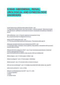 N 6540- ABDOMINAL&comma; RENAL&comma; UROLOGICAL AND GYNECOLOGIC DISORDERS