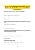 General Chemistry Exam 1 &lpar;Chapters 2&ndash;3&rpar; Complete Study Guide&comma; Practice Questions & Comprehensive Exam Prep 2026&ndash;2027