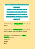HESI A2 ANATOMY AND PHYSIOLOGY EXAM &NewLine;QUESTIONS &NewLine;ANSWER LATEST 2026&sol;2027 ACTUAL &NewLine;EXAM WITH COMPLETE QUESTIONS &NewLine;AND CORRECT DETAILED ANSWERS &NewLine;&lpar;100&percnt; VERIFIED ANSWERS&rpar; &vert;ALREADY &NewLine;GRADED A&plus; &NewLine;