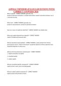 Asphalt Binders &lpar;Exam 2&rpar; Questions with Correct Answers 2026 &ndash; Comprehensive Practice Exam with Verified Solutions